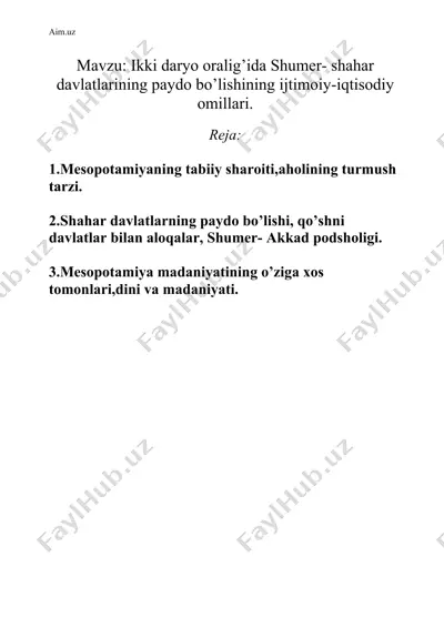 mesopotamiya — DOC