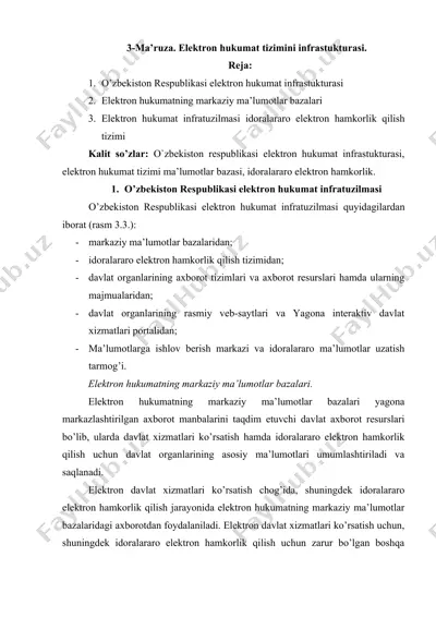 elektron hukumat tizimi ma’lumotlar bazasi — DOC