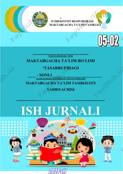 tarbiyachi ish jurnali — DOC