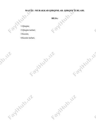 qirqimlar — DOCX