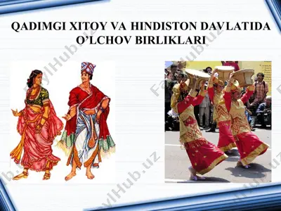 qadimgi xitoy va hindiston davlatida o’lchov birliklari — PPT