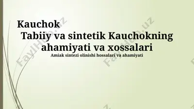 kauchok — PPTX