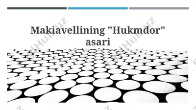 "davlatni qanday qabul qilish kerak" — PPTX