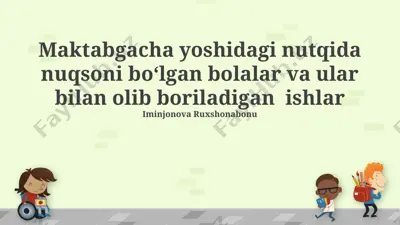 o'yin terapiyasi — PPTX