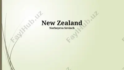 new zealand — PPTX