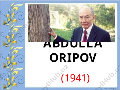 abdulla oripov — PPTX