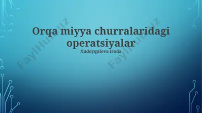neyro navigatsiya — PPTX