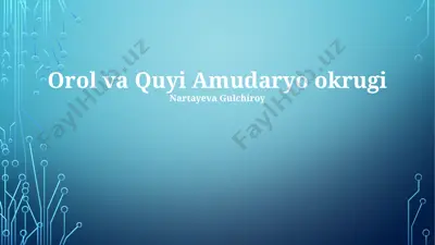 surxondaryo viloyati haqida ma'lumotlar — PPTX