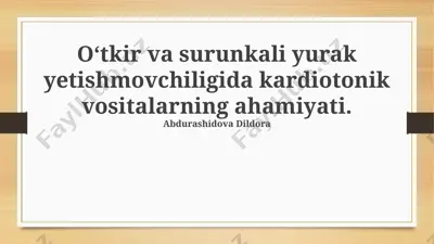 digoksin — PPTX