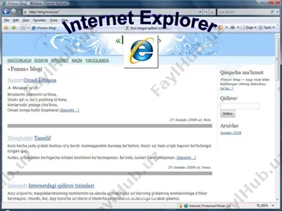 internet explorer — PPT