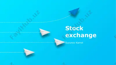 stock exchange — PPTX