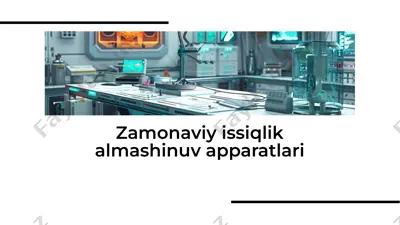 zamonaviy issiqlik almashinuv apparatlari — PDF