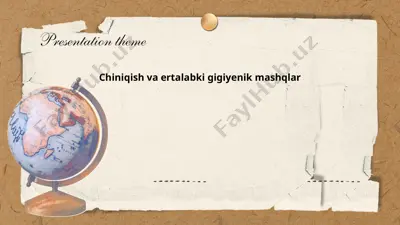 ertalabki badantarbiya — PPTX