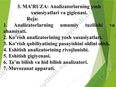 analizatorlar haqida ma'ruzalar — PPTX