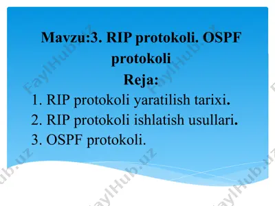 rip protokoli — PPTX
