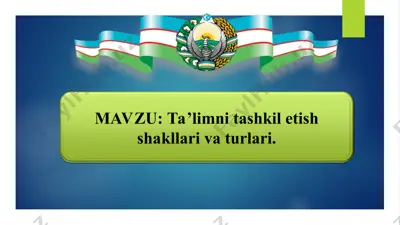 umumiy pedagogika — PPT