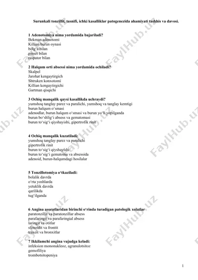 surunkali tonzillit — DOCX