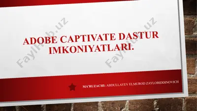adobe captivate — PPTX