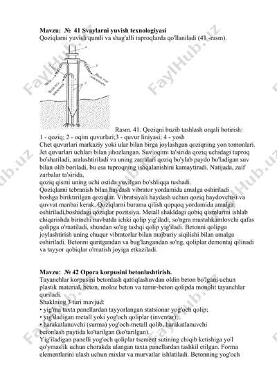 svaylarni yuvish texnologiyasi — DOCX
