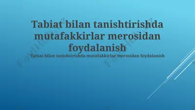 darvin va evolyutsion nazariya: tabiatning o'zgaruvchanligi — PPTX