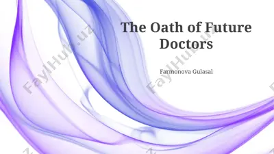 the oath of future doctors — PPTX