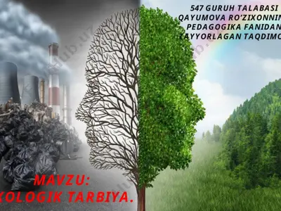 ekologik tarbiya — PPT