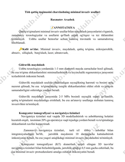 gidravlik maydalash — DOCX
