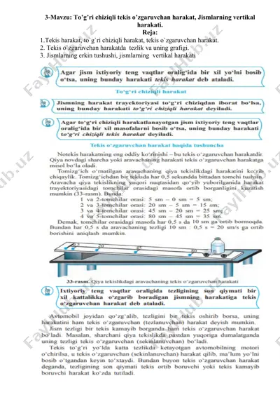 fizika amaliyotlari — DOCX