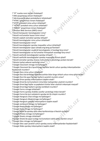 bulutli texnologiyalar va xavfsizlik — PDF