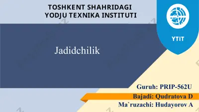 jadidchilik — PPTX