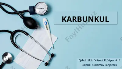 karbunkul — PPTX