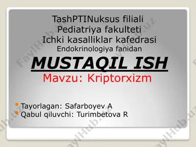 kriptorxizm — PPTX