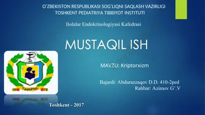 kriptorxizm — PPT