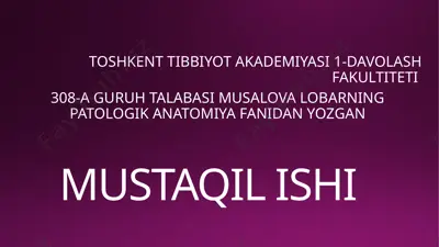 infeksion kasalliklarni diagnostika usullari — PPTX