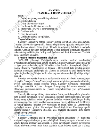 fransiya – prussiya urushi — PDF