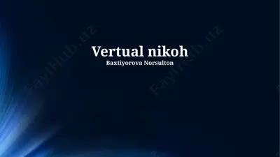 virtual nikoh — PPTX