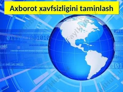axborot xavfsizligini taminlash — PPTX