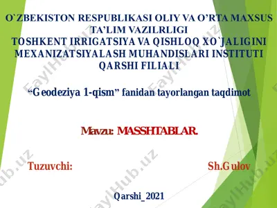 geodeziya kitoblari — PDF