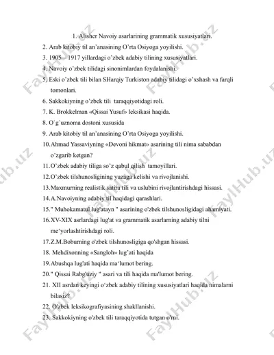o'zbek tilshunoslik asoslari — DOCX