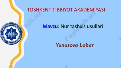 jigar ultratovush tekshiruvi — PDF