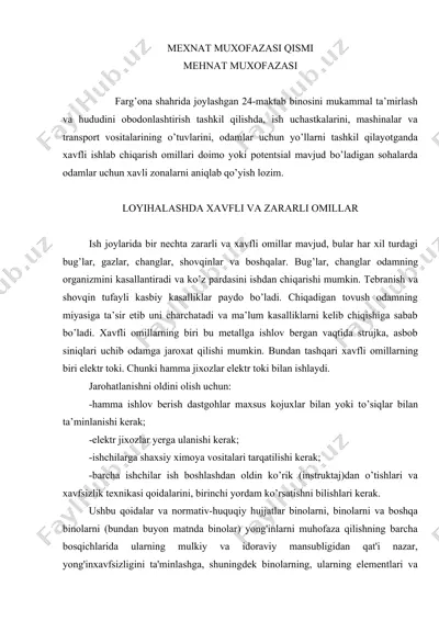 xavfli omillar bilan ishtirok etish — DOCX