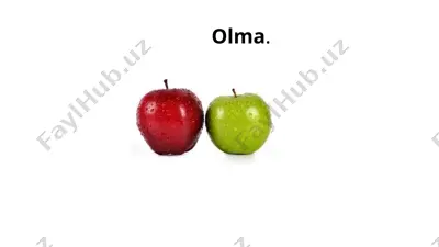 ov, olma, shaftoli, qulupnay, uzum — PPTX