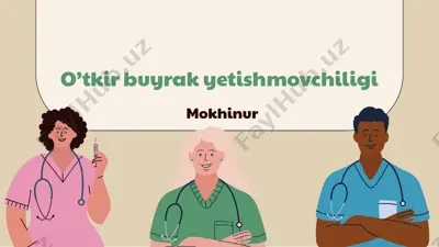 o'tkir buyrak yetishmovchiligi — PPTX