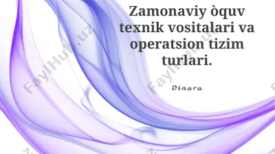 windows operatsion tizimi — PPTX