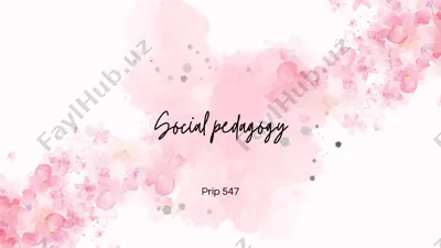 social pedagogy — PDF
