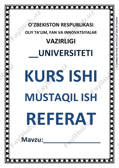 tuproqlarning kesmasi va xaritalari tuzilishi — PDF