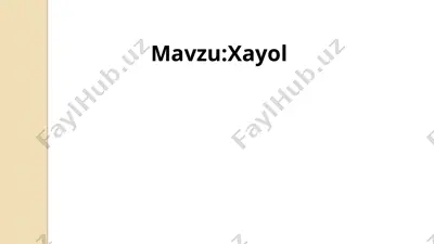 xayol — PPT
