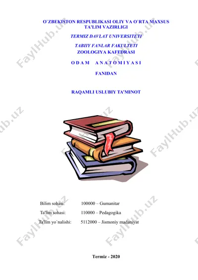 raqamli uslubiy ta’minot — DOCX
