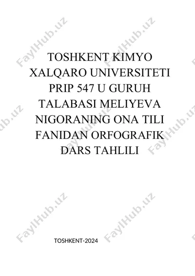 imloviy malakalarning tahlili — DOCX