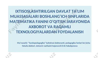 "alifbo" menyusining mundarijasi — PPT